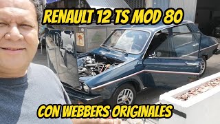 Renault  12 TS  1980 con webbers  factura original