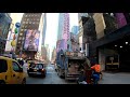 ⁴ᴷ⁶⁰ Cycling NYC  Midtown Manhattan to World Trade Center via Broadway