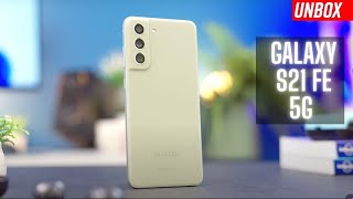 Samsung Galaxy S21 FE 5G Olive Unboxing | First impression 🔥🔥