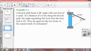 8.1- The Sine Law Lesson