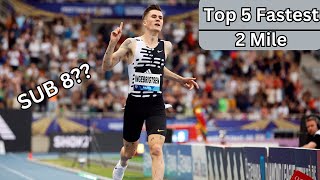 The Top 5 Fastest 2-Mile Runners in History – Breaking the 8-Minute Barrier!