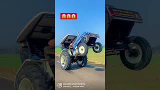 ਕਰਤਾ ਉਹੀ ਕੰਮ 😱 wrong to Tractor Stunt / Mustang tractor stunt #tractorstunt #shorts #viral #tractor