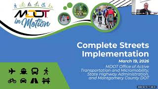 MDOT in Motion: Implementing Complete Streets