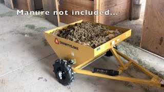 CountyLine 10 Bushel Manure Spreader - ATV Compatible - Review