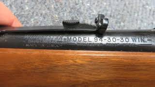 WINCHESTER 1968 ILLINOIS SESQUICENTENNIAL COMMEMORATIVE MODEL 1894 CARBINE-