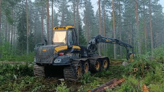 Kesän kuulumiset ja Harvennus hommia Ponsse Cobra Active Crane H6