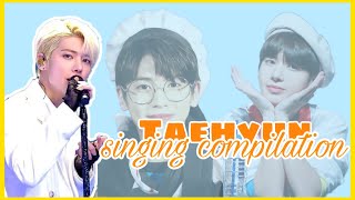 TXT Taehyun Singing Compilation