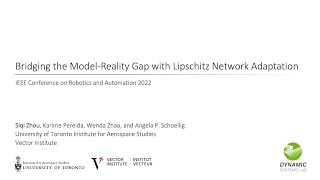 ICRA/RA-L 2022: Bridging the Model-Reality Gap with Lipschitz Network Adaptation