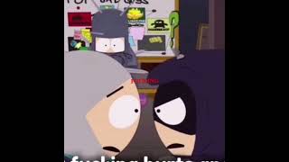 Mysterion getting mad at kyle