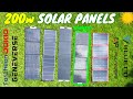 5 Best 200w Solar Panels TESTED ☀️ Bluetti vs Geneverse vs DOKIO vs Foxtheon vs AllPowers