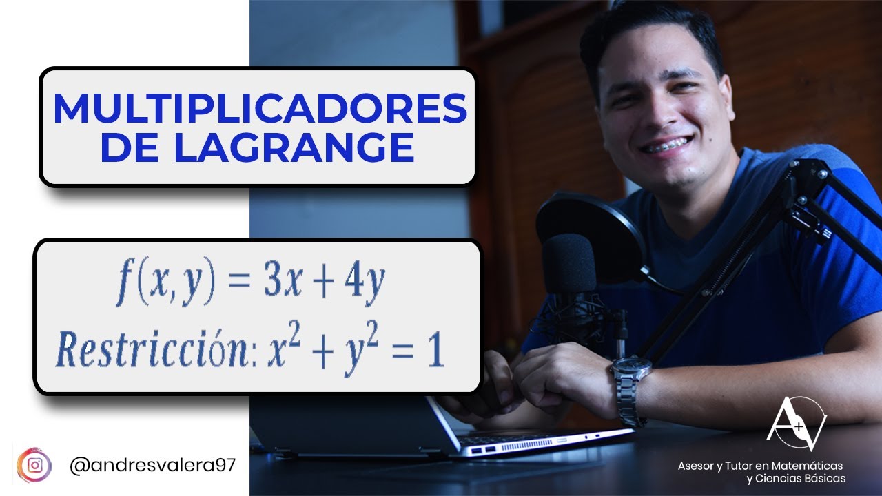 MULTIPLICADORES LAGRANGE. Máximos Y Mínimos. Ejercicio #3. Cálculo ...