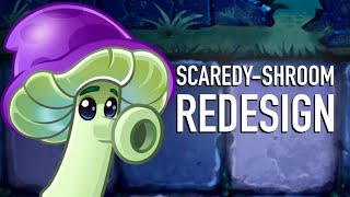 Plants vs. Zombies 2: Scaredy-shroom Redesign