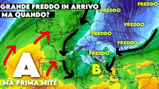 ▶ METEO-TENDENZA PROSSIMI GIORNI:GRANDE FREDDO IN ARRIVO CON NEVE MA QUANDO? PRIMA MITE POI SVOLTA..