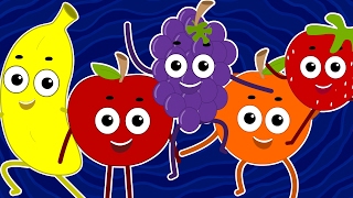Five Little Fruits | Nursery Rhymes | Kids Songs | Baby Rhymes