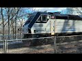 great njt action on a mild day. geeps good and bad horns blue skies and blue locomotives. 1 29 25