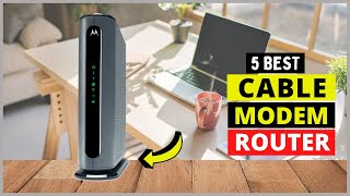 Top 5 Cable Modem Router of 2024 | Best Cable Modem Router Combo for Xfinity Comcast
