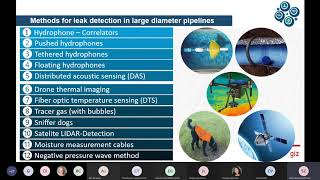 GIZ webinar about leak detection in large diameter pipelines
