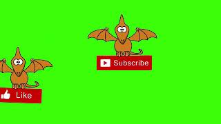 YOUTUBE ANIMATED FLYING BATS GREEN SCREEN BUTTON NO COPYRIGHT 2020