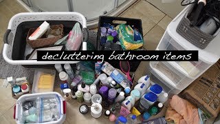 KonMari Method // Decluttering Bathroom Items