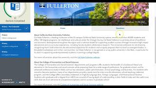 CSU Application: Program Materials
