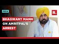 Bhagwant Mann Briefs On Amritpal Singh's Arrest: 'Strict action will be taken,'