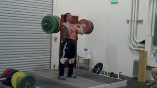 Donny Shankle Clean and Jerk 210kg under Glenn Pendlay at California Strength