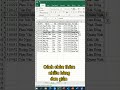 excel short cách chèn thêm nhiều hàng trong excel