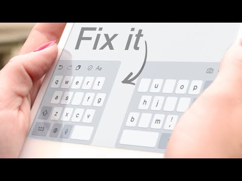 How to Make the iPad Split Keyboard