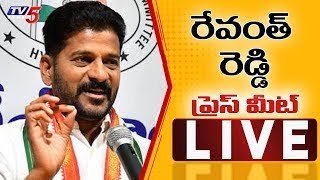 Revanth Reddy LIVE : Tpcc Chief Revanth Reddy Press Meet Live | TV5 News Digital