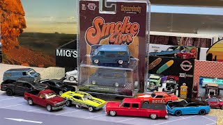 New M2 Smoke Box G10 Shorty Van Slammed Custom | Dually Crew Cab | Auto World Cat Eye #diecast