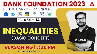 Inequalities Reasoning Basic Concepts for Bank Exams 2023 by Saurav Singh