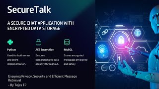Secure Chat Application with Encrypted Data Storage Project using Python, AES Encryption and MySQL