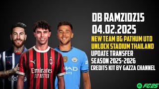 0nFir€❗DB Ramzidz15 || New Team BG Pathum United || Unlock Stadium \u0026 New Transfer 2526 || PiPa16