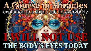 Lesson 270: I will not use the body’s eyes today. ACIM explained to a child (but for everybody)