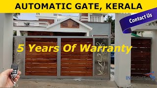 Teak Wood With Laser Cut Design Sliding Gate- Automatic Sliding Gate +91 7025920001, +917025920004