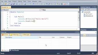 Visual Basic Tutorial - 7 - Errors