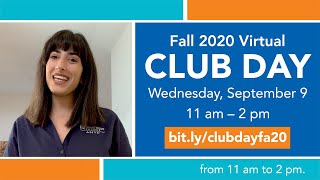 Virtual Club Day Fall 2020