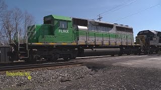 (29) FURX Leading CSX Fr8 @ Westfield  May 7 2015