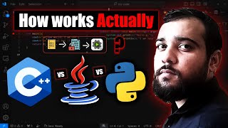 How Java vs C++ vs Python works Internally ? by Coding Wallah Sir 🚀