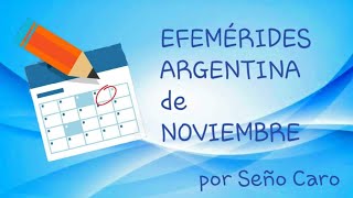 Efemérides Argentina NOVIEMBRE