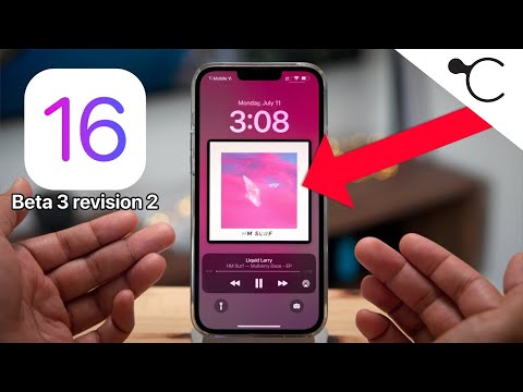 iOS 16 Beta 3 Revision 2: Step-by-step overview of album art on the large lock screen