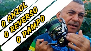 O REVERSO DO MOLINETE | CHICOTE PARA PAMPO | ANZOL NA PESCA PRAIA