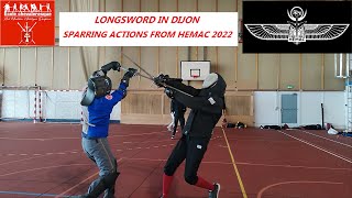 Longsword in Dijon - Sparring actions from HEMAC 2022