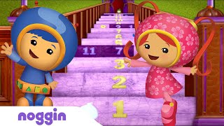 Help count the spooky stairs w/Team Umizoomi | Noggin