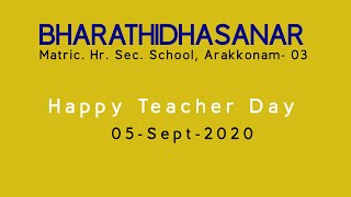 Teachers day | Bharathidhasanar Matric Hr Sec School