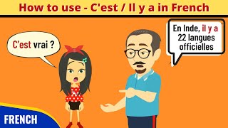 How to use C'EST and IL Y A in French | Grammaire en Dialogue | French Conversation