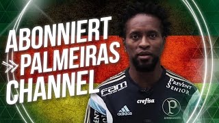 Zé Roberto: "Abonniert Palmeiras Channel on Youtube"