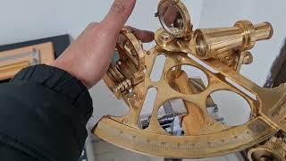 Use of Sextant to calculate height or horizontal length of an accessible or inaccessible object