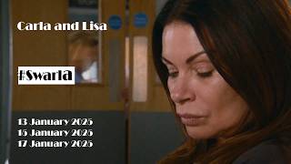 #swarla || Carla & Lisa || Kidneys, Cash, Clink || Coronational street (#corrie) || 13,15,17 Jan. 25