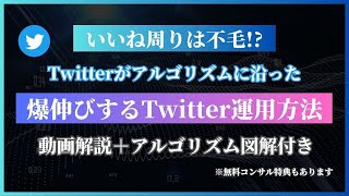 【いいね周りは不毛!?】 Twitterがアルゴリズムに沿った爆伸びするアクション7選を徹底解説。（アルゴリズム図解＋無料コンサル付き）